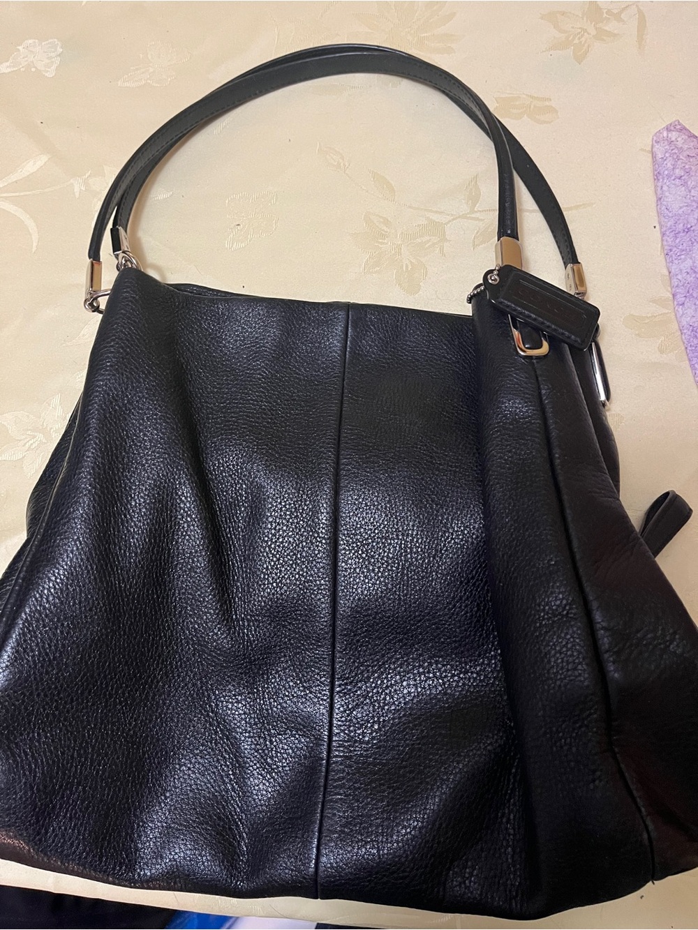 COACH Phoebe Madison Black Leather bag purse handbag Gold hardware Never used